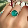 Anillo Crisocola Griego N° 11