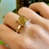 Anillo Cuarzo Turmalinado N° 19