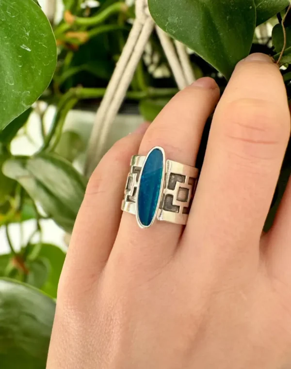 Anillo Ópalo Australiano N° 11.5