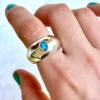 Anillo Ópalo Bombe N° 17