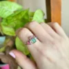 Anillo Turmalina Bicolor N° 15