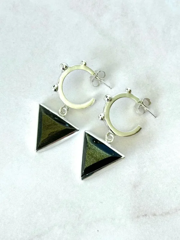 Aros Glam Obsidianas