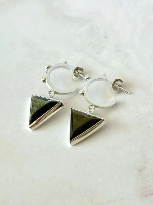 Aros Glam Obsidianas