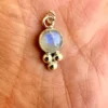 Colgante Corazón Piedra Luna