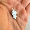 Colgante Corazón Piedra Luna