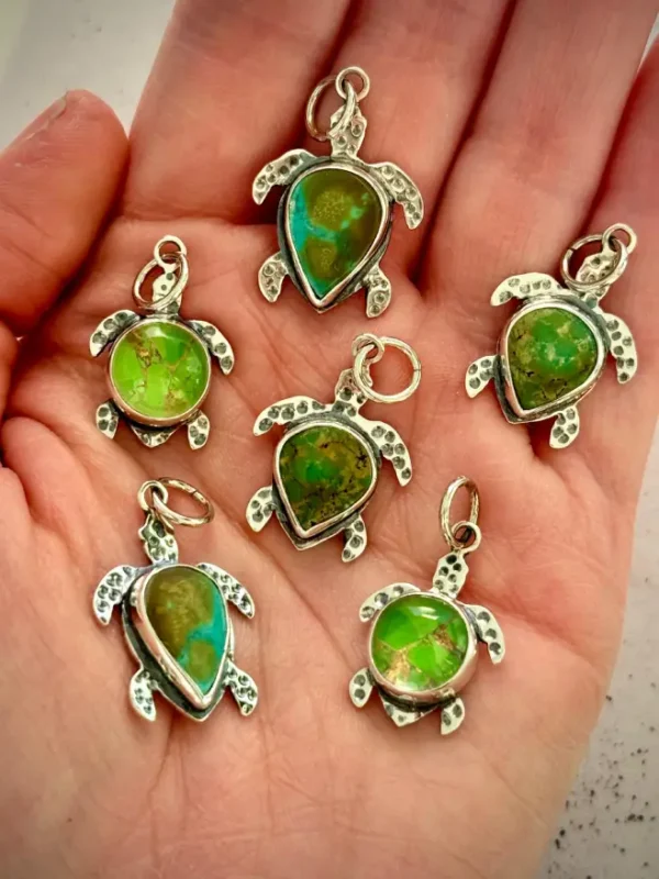 Colgantes Tortugas Turquesa