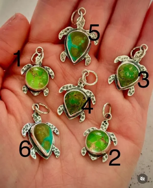 Colgantes Tortugas Turquesa
