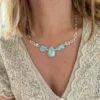 Collar Larimar y Agua Marina