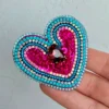 Corazón Bugambilia (Prendedor)